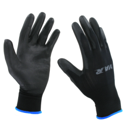 Gants de travail noir taille S