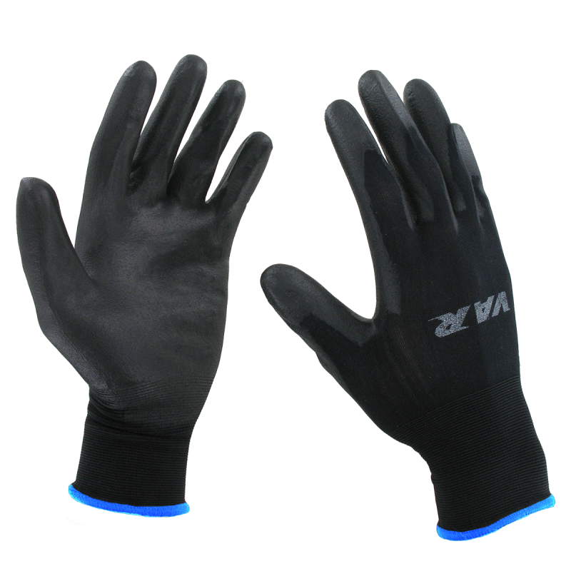 Gants de travail noir taille S