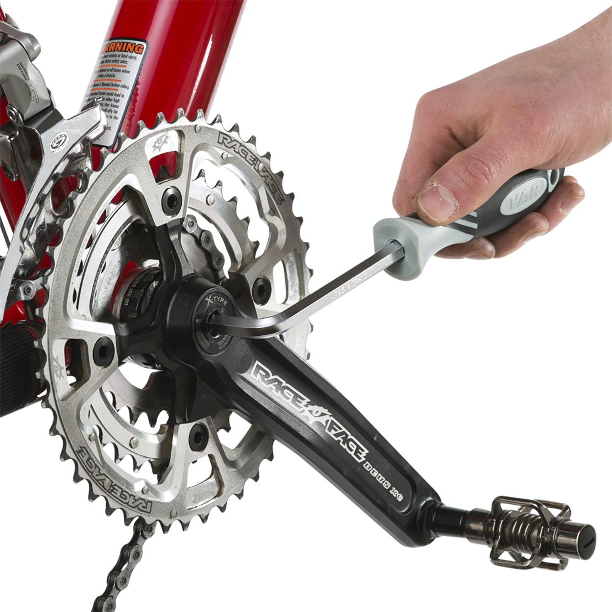 8mm hex wrench with dual density handle