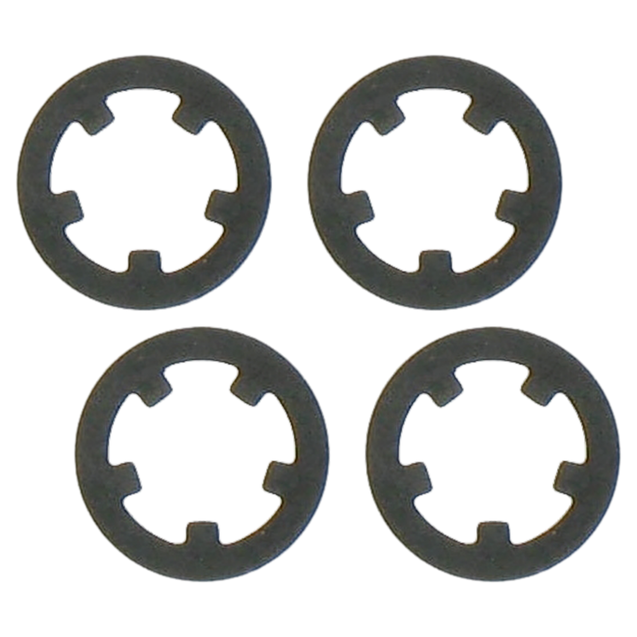 Set 4 circlips for rubber jaws on repair stand clamp 