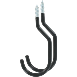 Set 2 hooks for hanging road bikes & wheels 