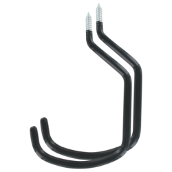 Set 2 hooks for hanging fat bikes & wheels 