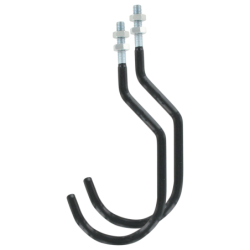 Set 2 hooks for hanging road bikes & wheels 