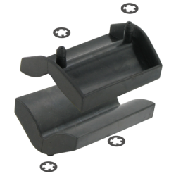 Jeu 2 mâchoires noires pour pince PR-72000