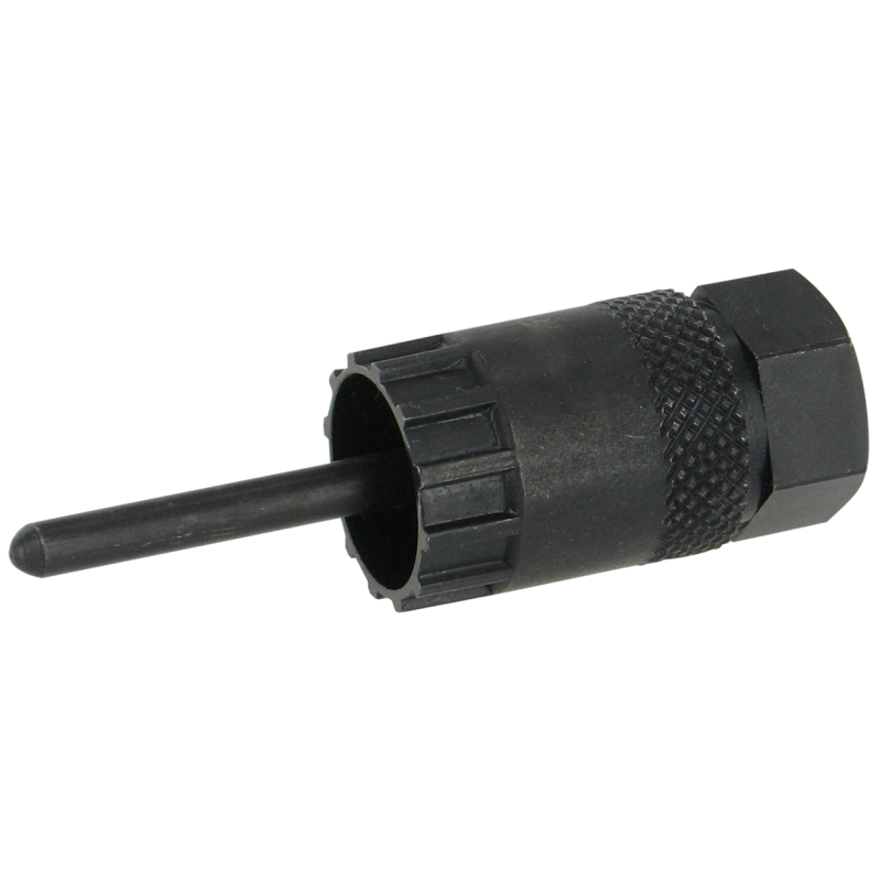 Démonte cassette avec pilote Shimano Hyperglide...sur carte