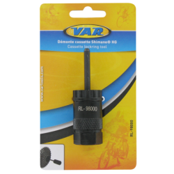 Cassette remover with guide for Shimano Hyperglide - carded
