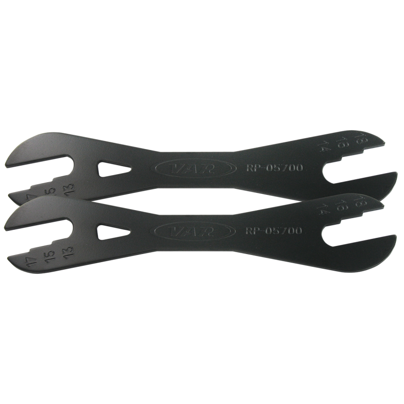 Set 2 hub cone wrenches 13/14/15/16/17/18mm - carded