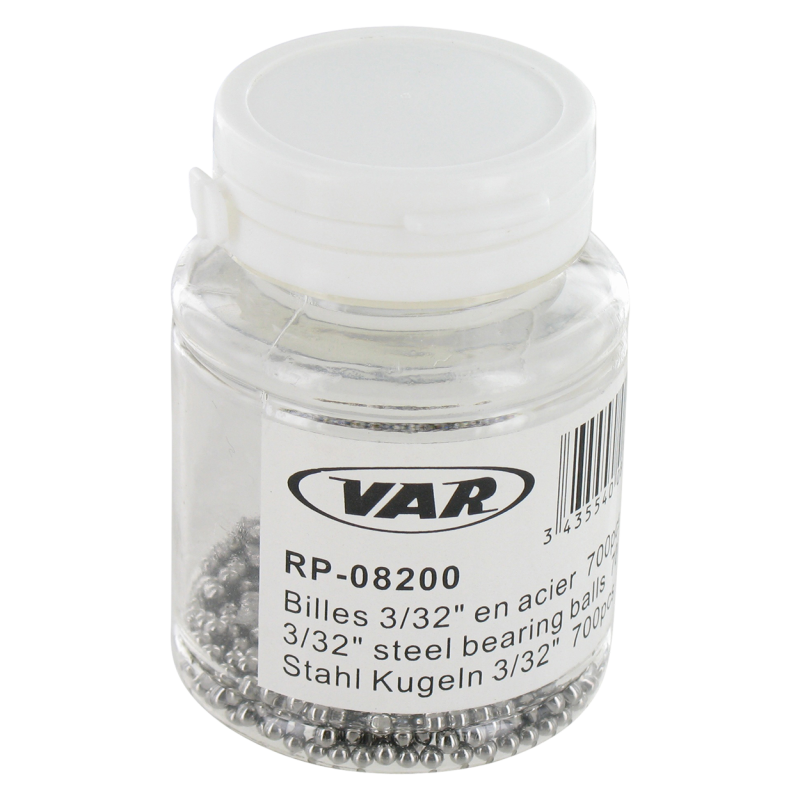 Flacon de 700 billes, 3/32 (2,38 mm)