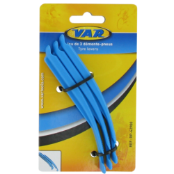 Set 3 nylon tyre levers reinforced with fiberglass - carded