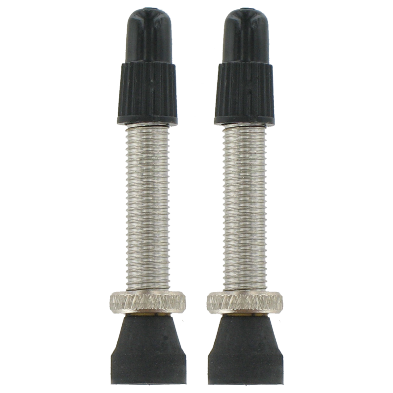 2 brass Presta valves - 35mm