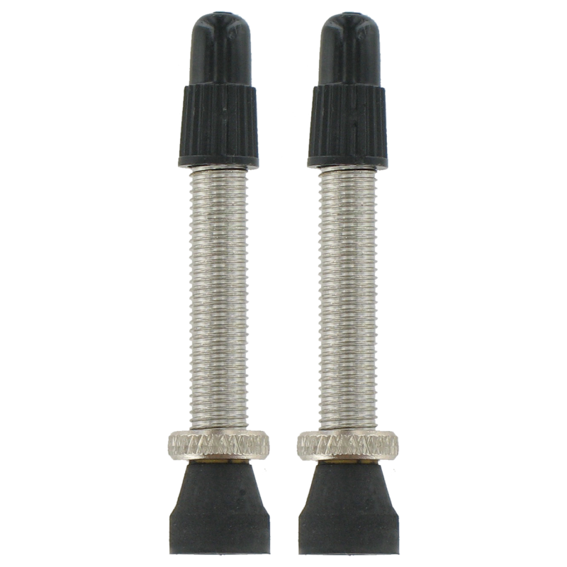 2 brass Presta valves - 44mm