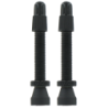 2 valves Presta aluminium 44mm - noir