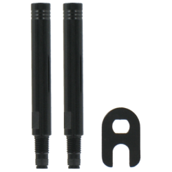 2 extensions de valve Presta - 40 mm