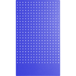Panneau porte-outils 61 cm - bleu granité