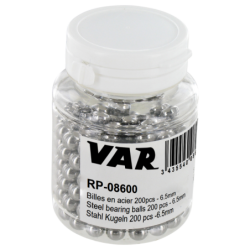 Flacon de 200 billes 6,50 mm