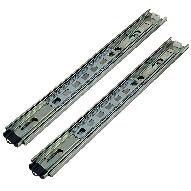 Set of drawer slides for floor cabinet (400x45mm)
