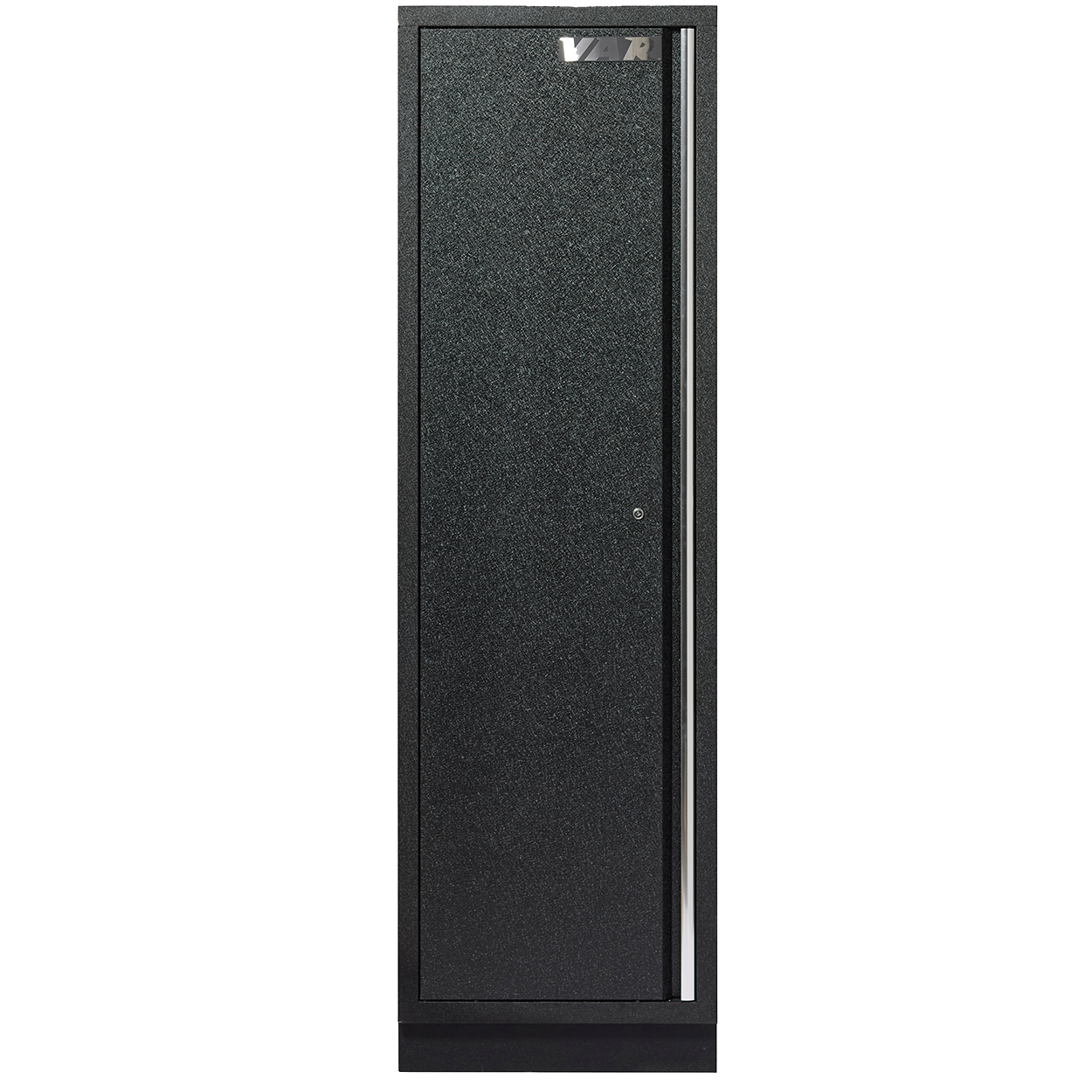 Tall cabinet with 4 shelves - full black series