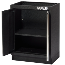 2-door floor cabinet - full black series