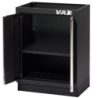 2-door floor cabinet - full black series