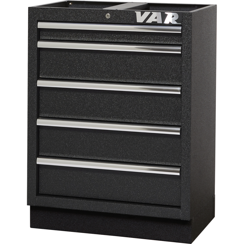 5-drawer cabinet - full black series
