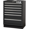 7-drawer cabinet - full black series