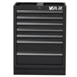 7-drawer cabinet - full black series