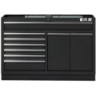 Large drawer cabinet - 9 drawers - full black series