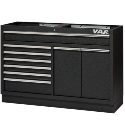 Large drawer cabinet - 9 drawers - full black series