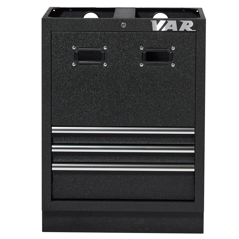 Air hose reel cabinet - full black series
