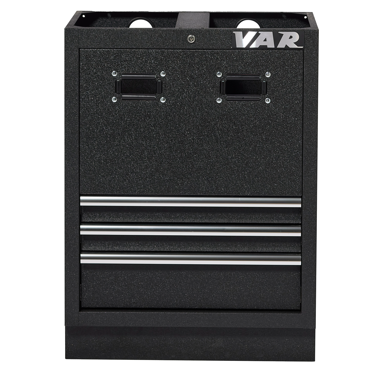 Air hose reel cabinet - full black series