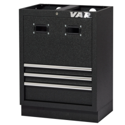 Air hose reel cabinet - full black series