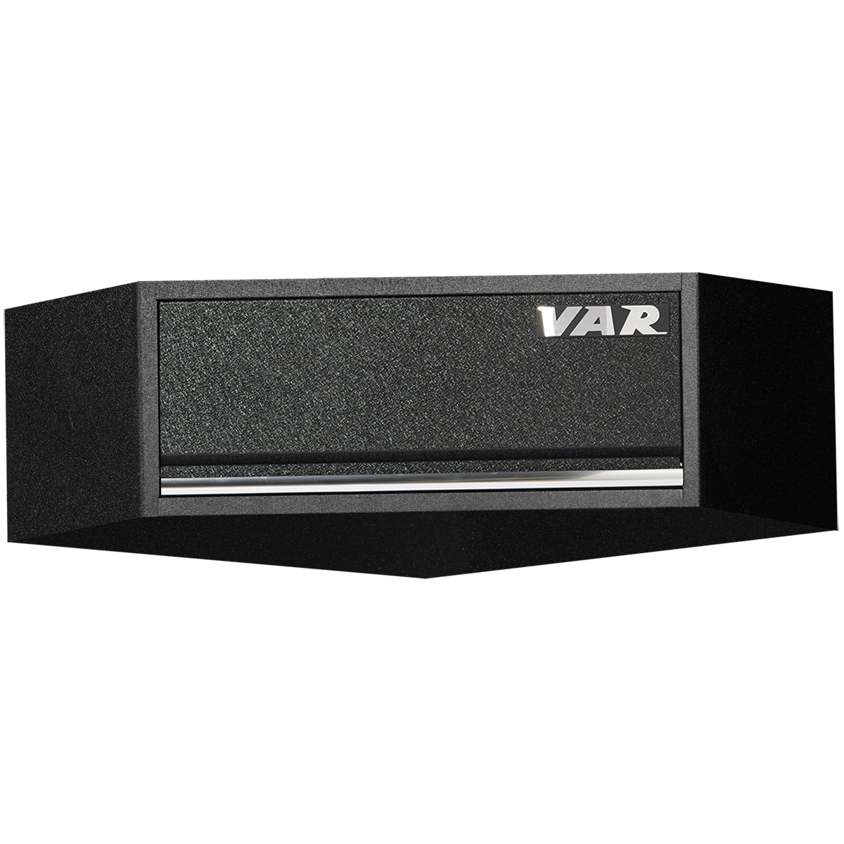 Corner wall cabinet - full black series