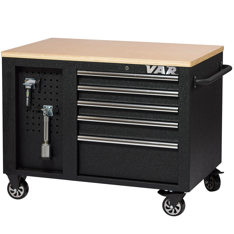 Servante établi 10 tiroirs 2 portes - Edition noire