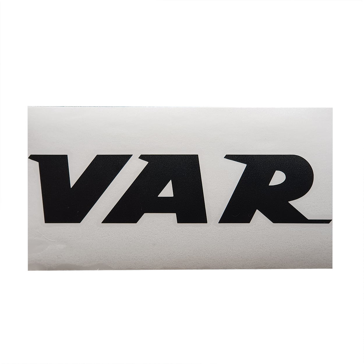 VAR sticker - black letters - w/o background 234x109mm