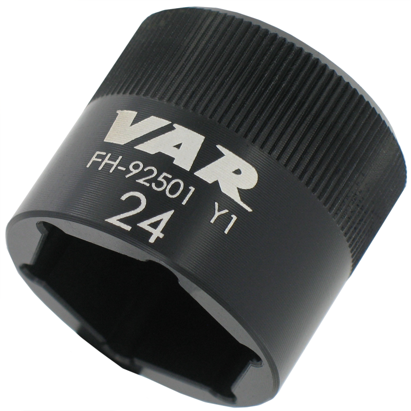 Flat-faced socket for fork top cap 24mm