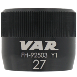 Flat-faced socket for fork top cap 27mm - tapered