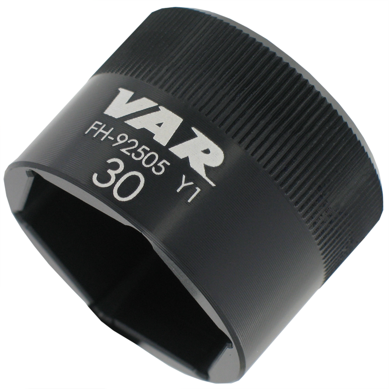 Flat-faced socket for fork top cap 30mm