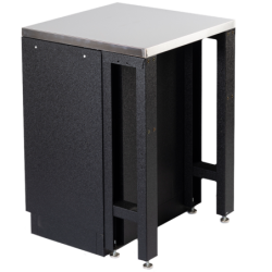 Plateau inox profond 1 élément - 680x690mm