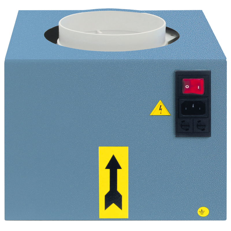 Ventilation case for battery storage cabinet