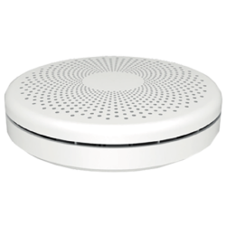 Alarm with smoke sensor, text messages + e-mail + phone calling