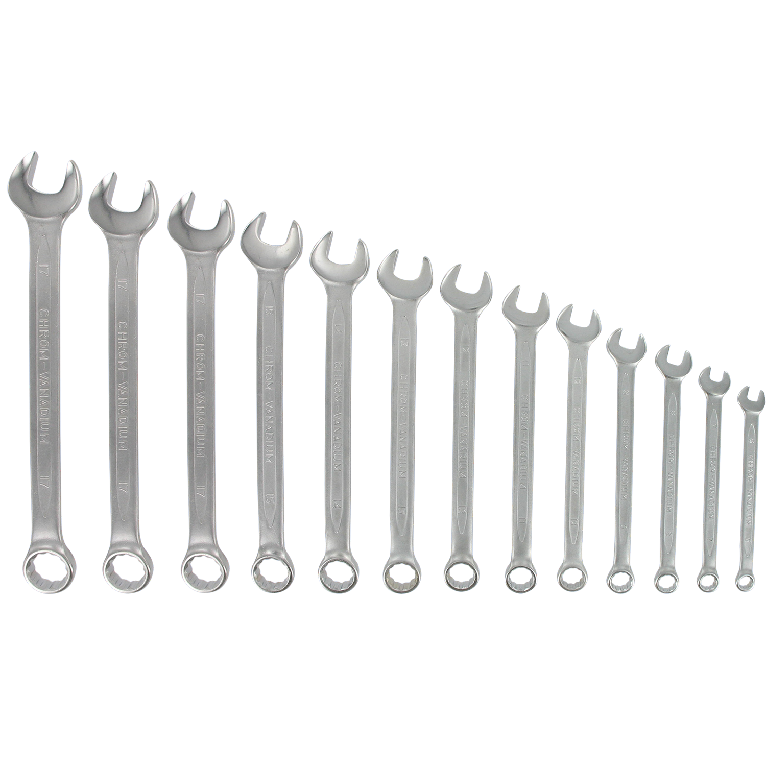Set of 19 combination wrenches [6 to 24mm]
