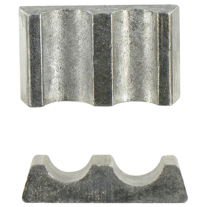 Set 2 aluminium jaws for axle vise RP-01400