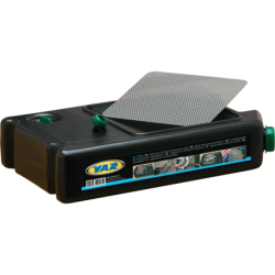 Waste hydraulic fluid drainer