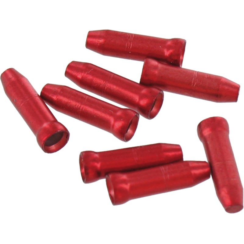 Sachet de 4 embouts câbles aluminium - rouge