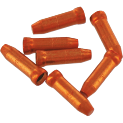 Polybag 4 cable ends for cables - orange