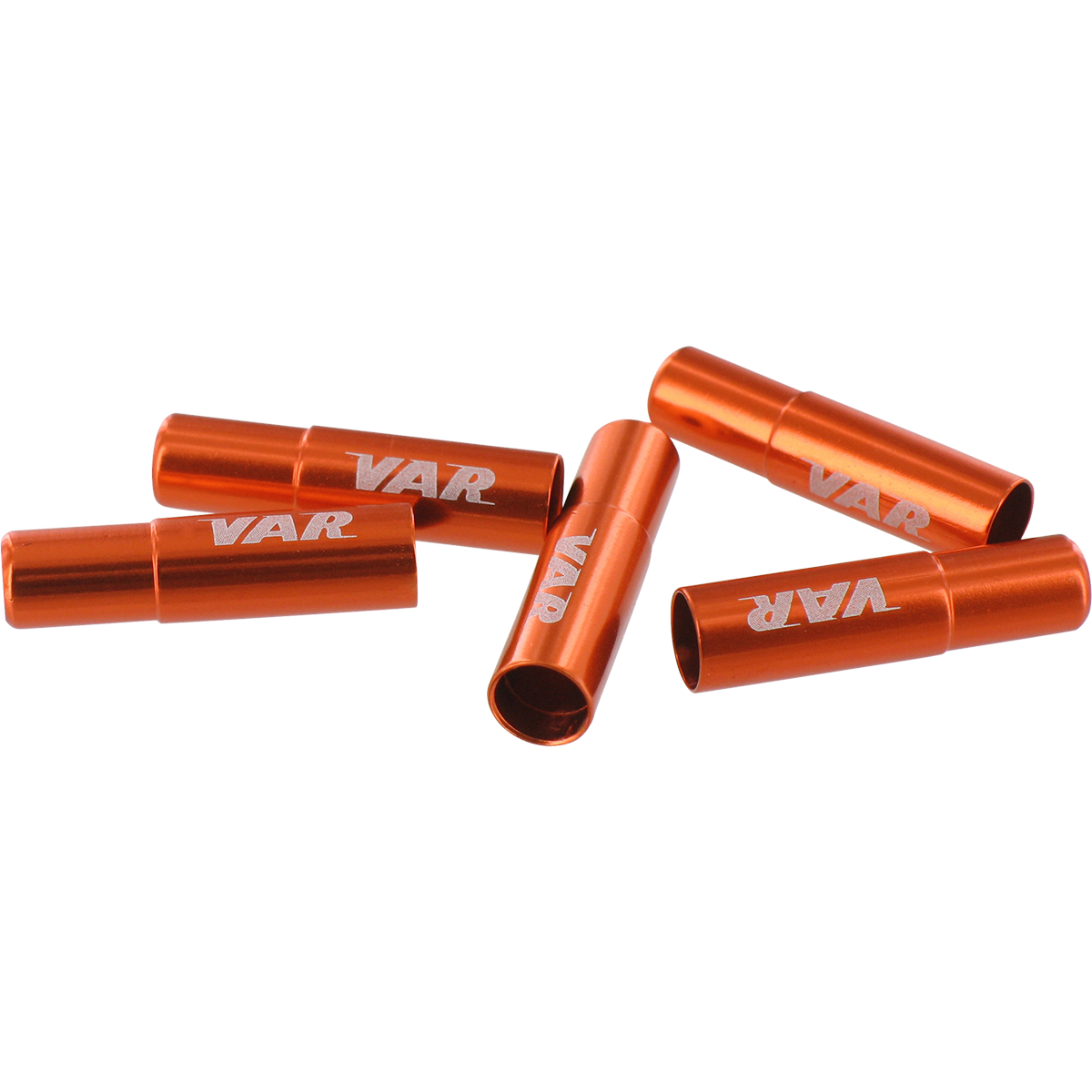 Polybag 4 cable ends for brake cables - orange