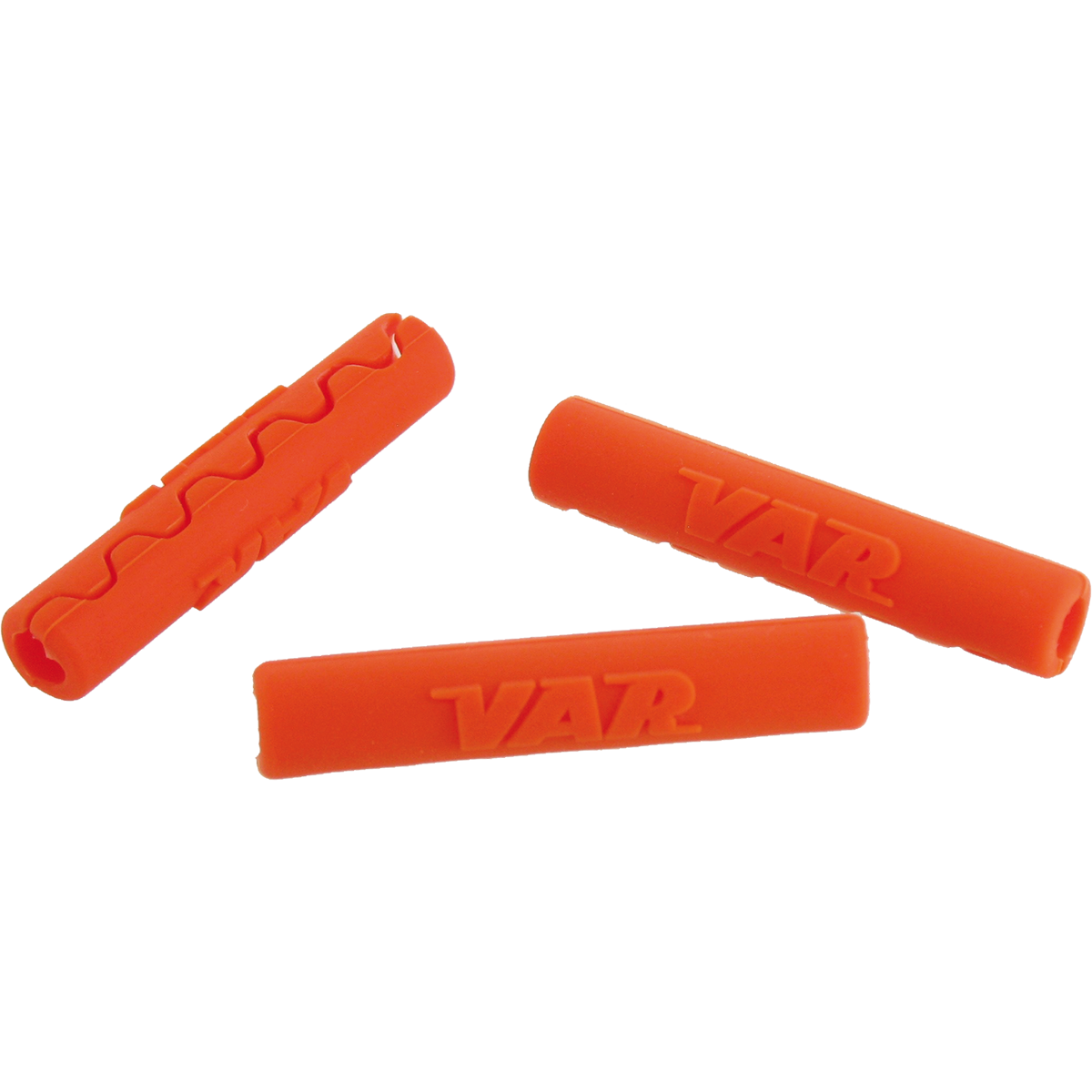 Polybag 4 cable tips 5mm - orange