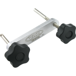 Disc brake rotor truing gauge for CR-07600