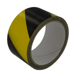 Ruban adhésif jaune et noir 50mm x 33m