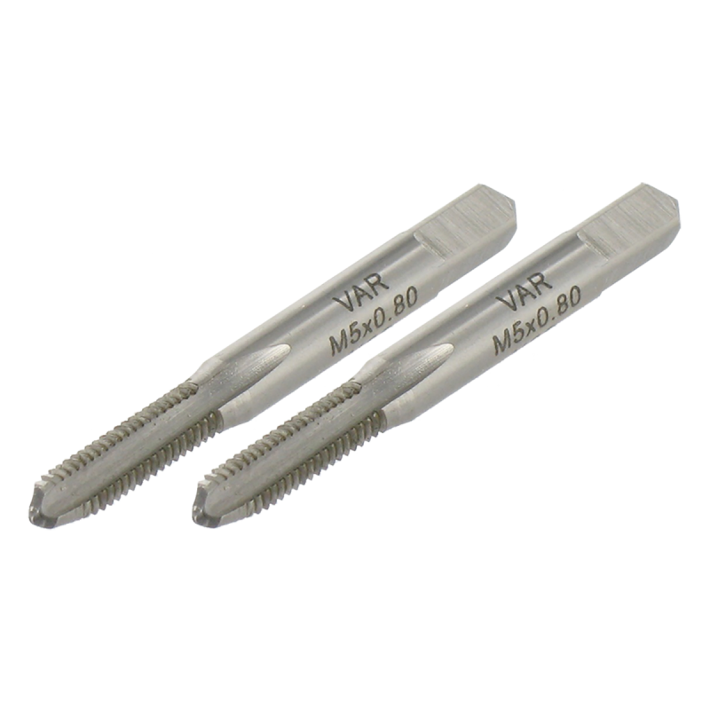 Set 2 HSS taps 5mmx0.8 for water-bottle, toe-clip, fender & rack boss